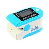 Oximetro More Fitness Mf-417 para Dedo Lcd Azul Claro - Morefitness