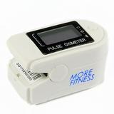 Oxímetro More Fitness MF-417 para o Dedo Tela OLED a Pilha - Branco