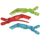 Pacote De Clips Plástico Jacaré Para Cabelo Com 3 Peças - Santa clara