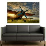 Painel Adesivo de Parede - Avião - 151pnp - Allodi