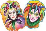 Painel Carnaval - Arlequim e Arlequina - Festa maluca