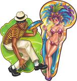 Painel Carnaval Sambista e Passista - Festa maluca
