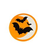Painel Cartaz de Papel Morcegos Halloween Paper Fest - Festabox