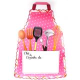 Painel Chá de Cozinha da.... Avental com Utensílios - Aluá festas