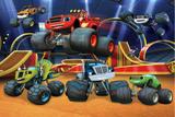 Painel de Festa Blaze And The Monster Machines 04 - Colormyhome