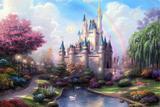 Painel de Festa Castelo Princesa 01 - Colormyhome