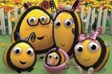 Painel de Festa Colmeia Feliz Abelha 04 - Colormyhome