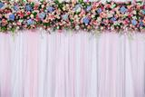 Painel de Festa Cortina de Flores 02 - Colormyhome