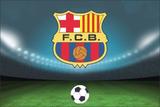 Painel de Festa Futebol Barcelona 11 - Colormyhome