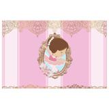 Painel de festa Infantil Bailarina Cute 2.50m X 1.50m - Wrio