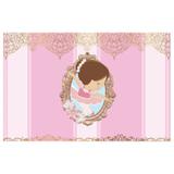 Painel de festa Infantil Bailarina Cute 2.50m X 1.50m - Wrio
