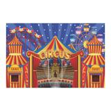 Painel de festa Infantil Circo 1.50m X 1.00m - Wrio