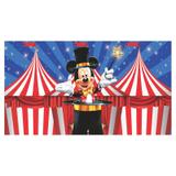 Painel de festa Infantil Circo do Mikey 1.50m X 1.00m - Wrio