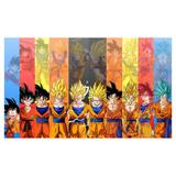 Painel de festa Infantil Dragon Ball 2.50m X 1.50m - Wrio