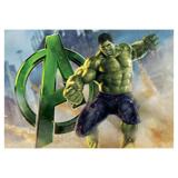 Painel de festa Infantil Hulk Avengers 1.50m X 1.00m - Wrio