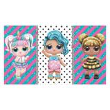Painel de festa Infantil lol Glitter 3.00m X 1.70m - Wrio
