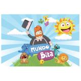 Painel de festa Infantil Mundo Bita 2.00m X 1.40m - Wrio