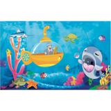 Painel de festa Infantil Mundo Bita Fundo do Mar 2.50m X 1.50m - Wrio