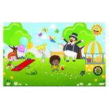 Painel de festa Infantil Mundo Bita Parque 1.80m X 1.30m - Wrio