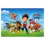 Painel de festa Infantil Patrulha Canina 2.00m X 1.40m - Wrio