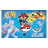 Painel de festa Infantil Pokemon 1.80m X 1.30m - Wrio