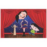 Painel de festa Infantil Show da Luna 2.50m X 1.50m - Wrio