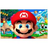 Painel de festa Infantil Super Mario Brós 2.00m X 1.40m - Wrio