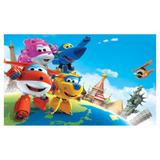 Painel de festa Infantil Super Wings 2.00m X 1.40m - Wrio