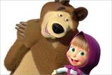 Painel de Festa Masha E O Urso 05 - Colormyhome