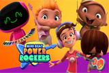 Painel de Festa Mini Beat Power Rockers 02 - Colormyhome