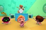 Painel de Festa Mini Beat Power Rockers 03 - Colormyhome