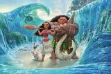 Painel de Festa Moana Um Mar De Aventuras 01 - Colormyhome