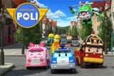 Painel de Festa Robocar Poli 03 - Colormyhome