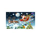 Painel de Lona Feliz Natal Papai Noel 006 - Fabrika de festa
