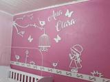 Painel de Parede Camponesa e Passarinhos Completo Decoração Quarto do Bebê - Fabricação própria
