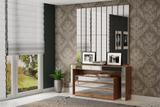 Painel Decorativo Barra Vertical 150cm - Dalla Costa - Preto Brilho/ Espelho