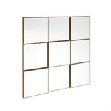 Painel Decorativo Espelhado 75cmx75cmTB86 Dalla Costa Freijó