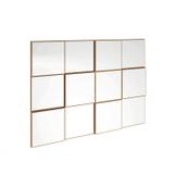 Painel Decorativo Espelhado 87cmx100cmTB87 Dalla Costa Freijó