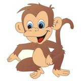 Painel Decorativo EVA Macaco - Festabox
