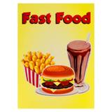 Painel Decorativo Fast Food - Festabox