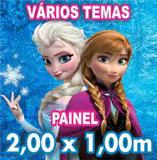 Painel Decorativo Festa Infantil Lona 2x1m Envio 24hrs - X4adesivos