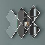 Painel Decorativo Losango c/ Espelho 127cm TB83 - Dalla Costa
