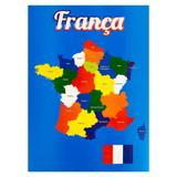 Painel Decorativo Mapa França - Festabox