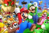 Painel decorativo Mario Bros 150x100cm - X4adesivos