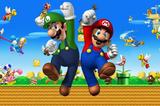 Painel decorativo Mario Bros 150x100cm - X4adesivos