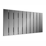 Painel Decorativo MDF com Espelhos - Preto - Dalla costa