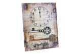 Painel decorativo mdf metal - relogio chaves - unika - ref 80 - Morgadosp