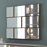 Painel Decorativo Quadriculado Espelhado 100x75cm TB87 Dalla Costa