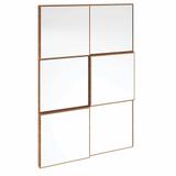 Painel Decorativo Quadriculado Espelhado 50x75cm TB85 Dalla Costa