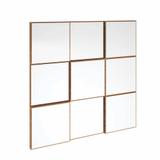 Painel Decorativo Quadriculado Espelhado 75x75cm TB86 Dalla Costa